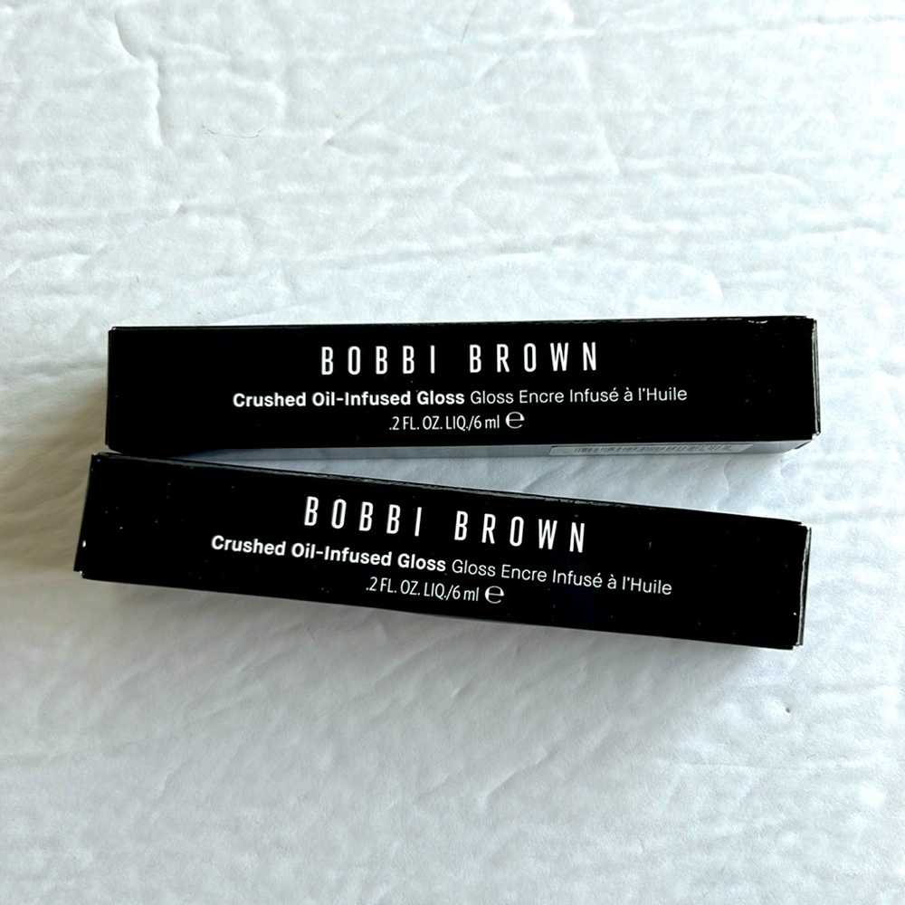 BNIB x 2 Bobbi Brown Crushed Oil Infused Gloss Full Size